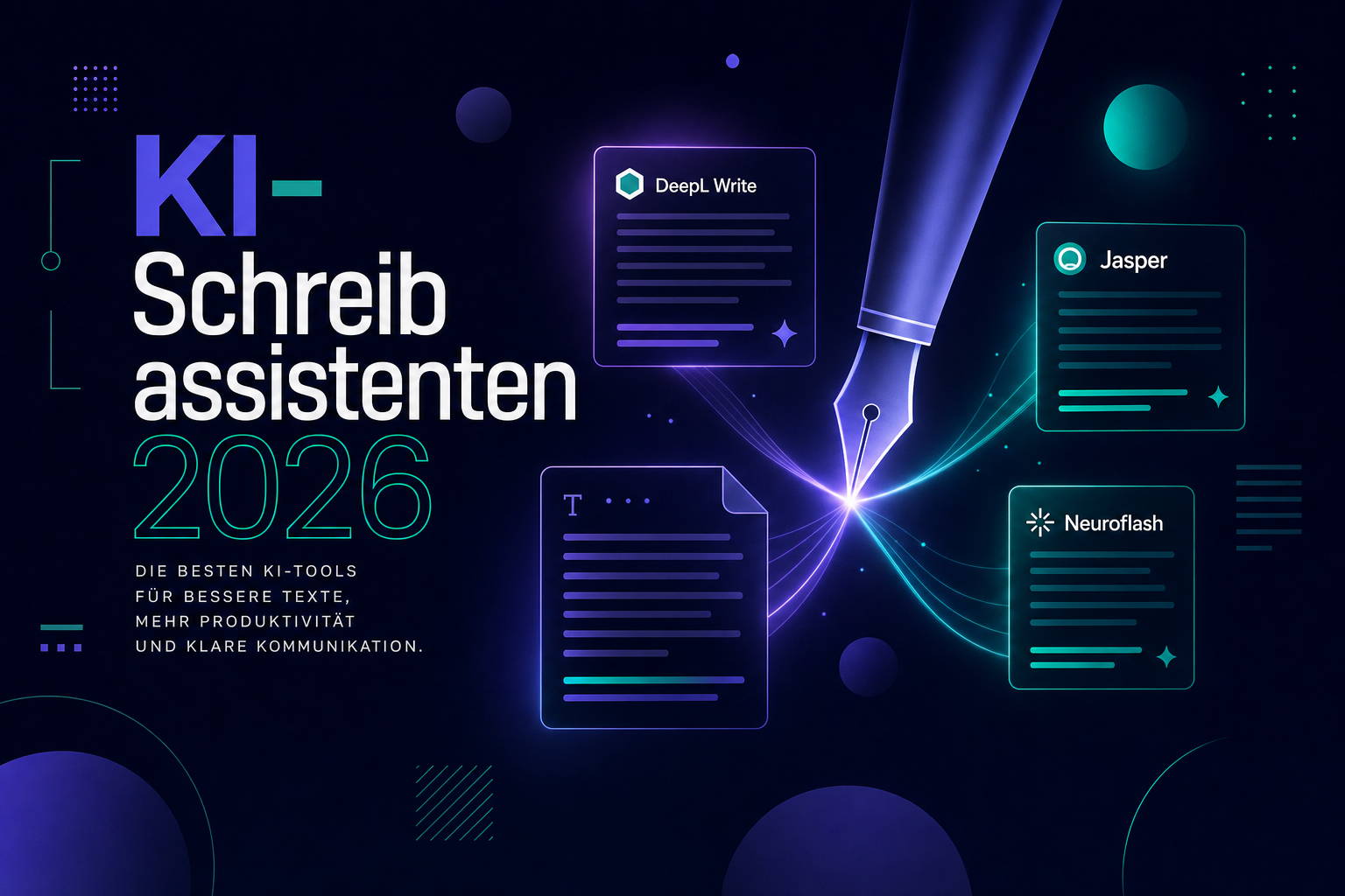 KI-Schreibassistenten 2026: Die 10 besten Tools im Vergleich