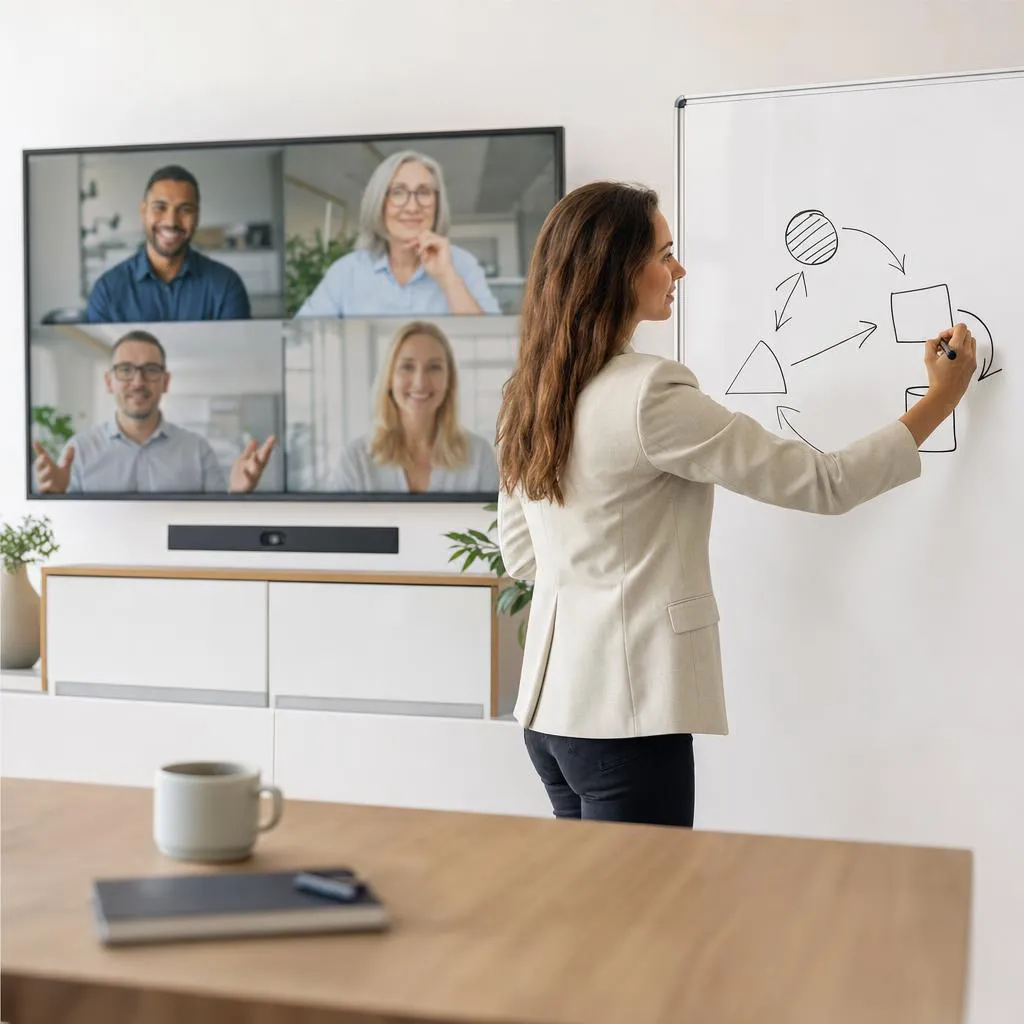 Videokonferenz Whiteboard