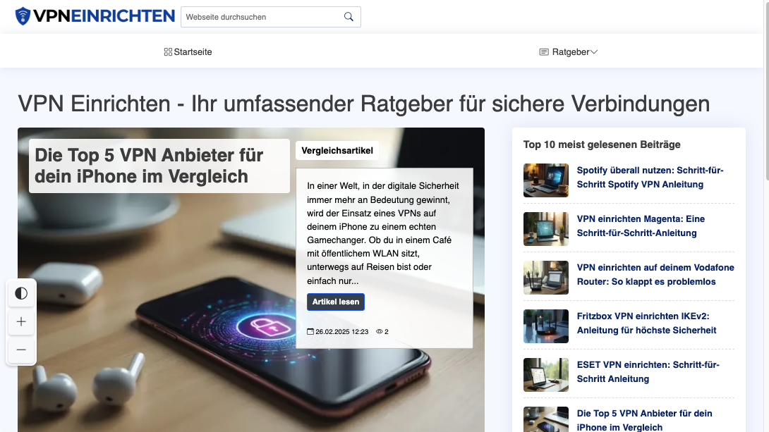 VPN Einrichten