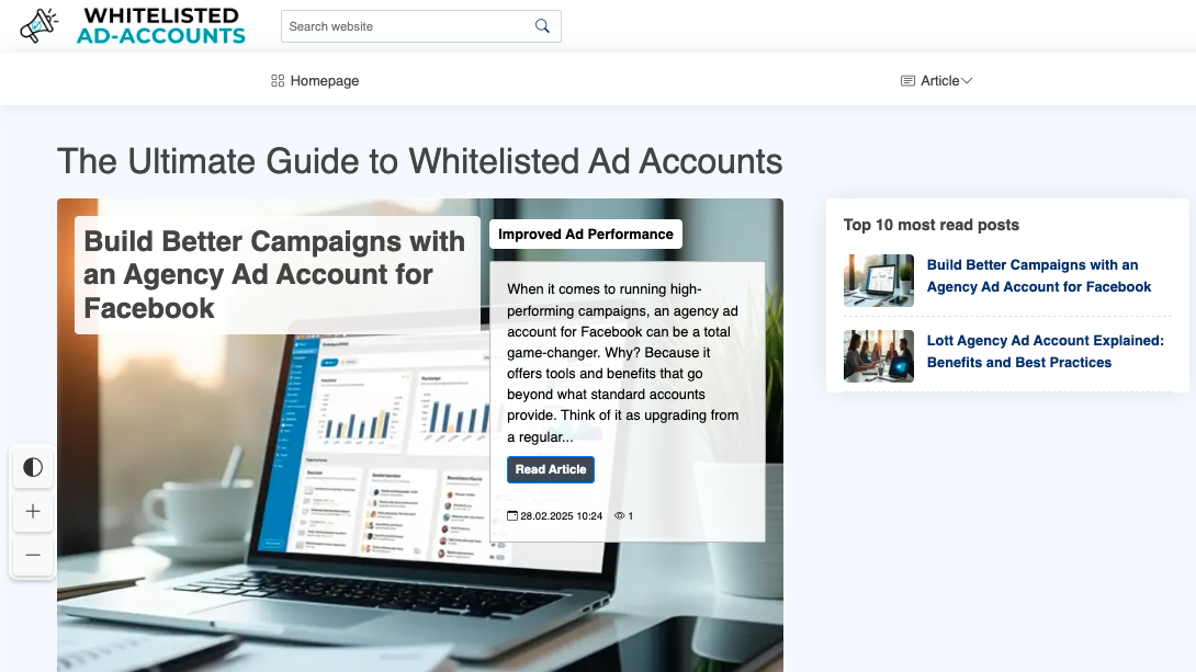 Whitelisted Ad Accounts