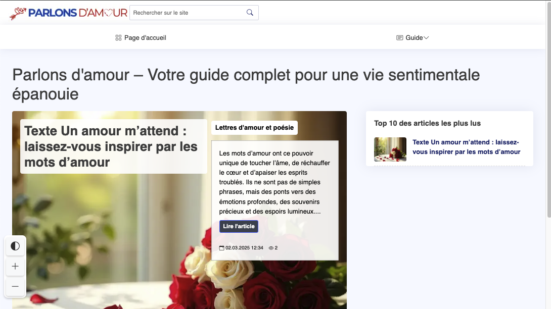 Parlons d'Amour