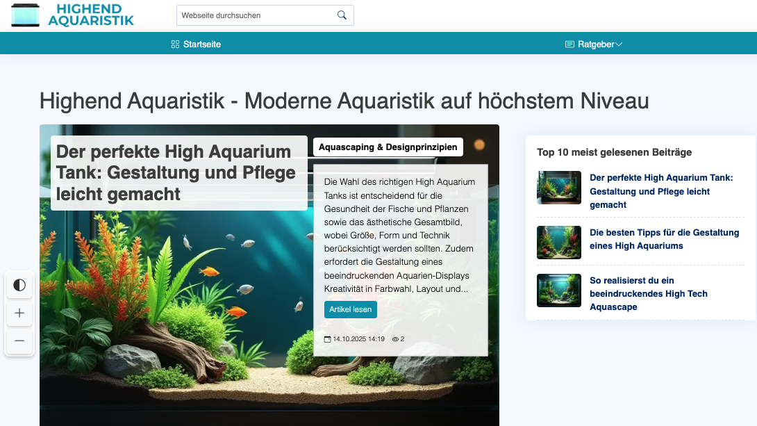 Highend Aquaristik