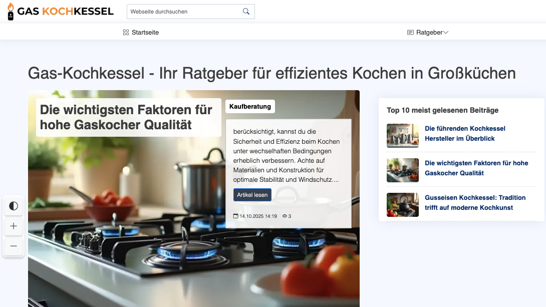 Gas Kochkessel