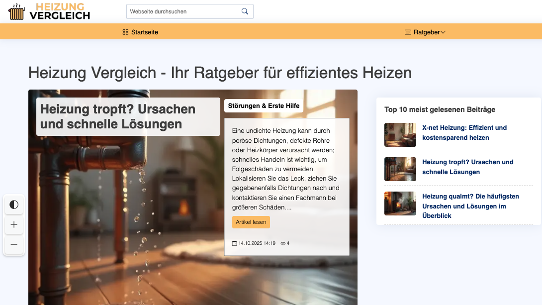 Heizung Vergleich
