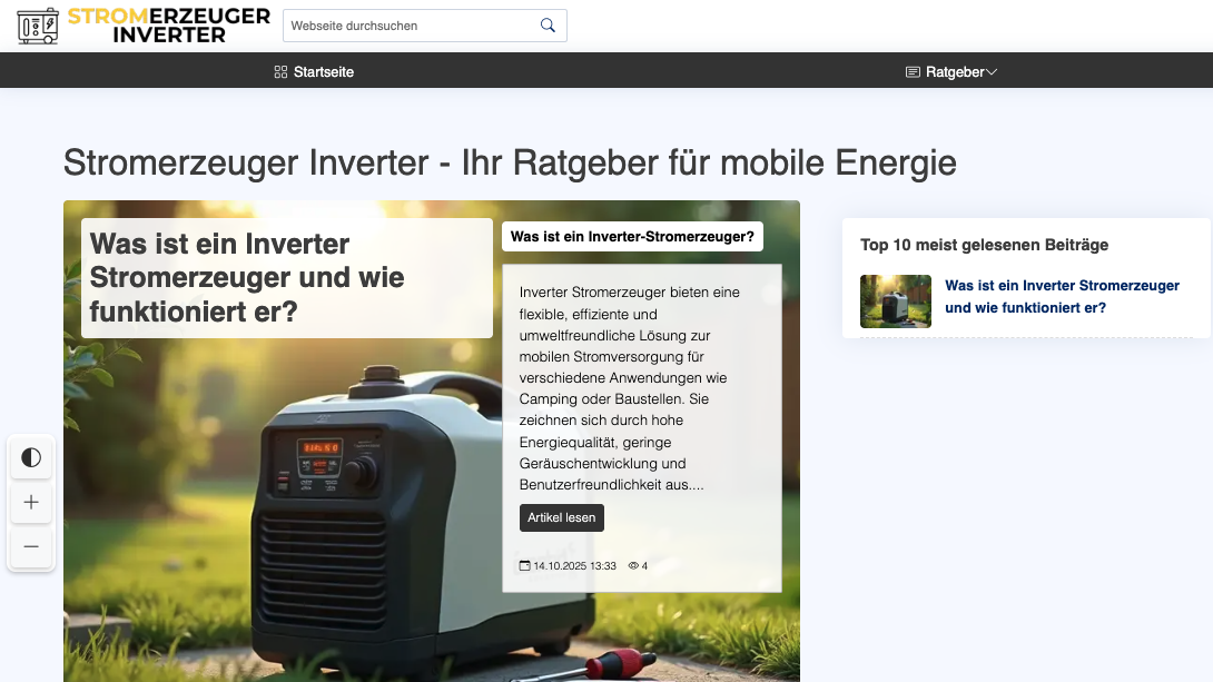 Stromerzeuger Inverter