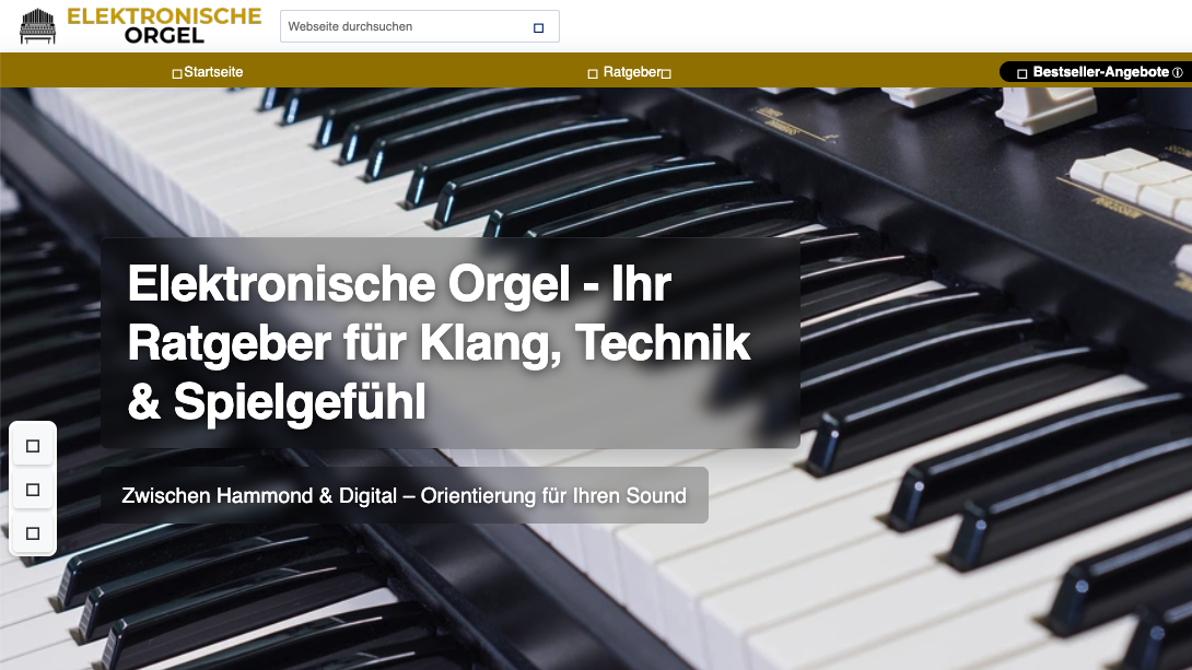 Elektronische Orgel